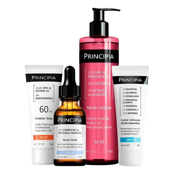 Principia Kit Cuidado Profundo Peles Sensíveis