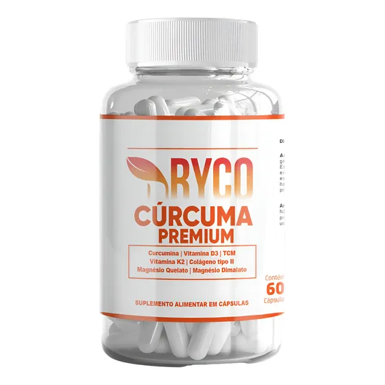 Cúrcuma Premium 500mg 60 Cápsulas Ryco