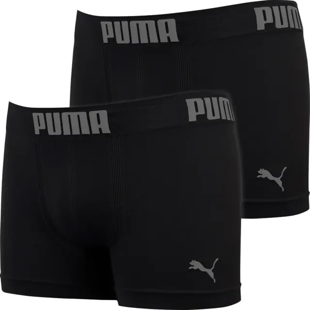 Kit 2 Cuecas Boxer Puma Poliamida Sem Costura Box Original