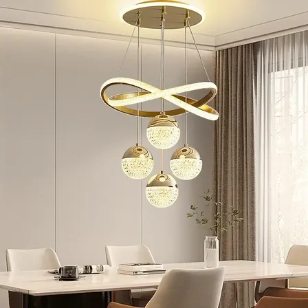 Lustre Teto Led Pendente Moderno Para Sala Quarto Cozinha