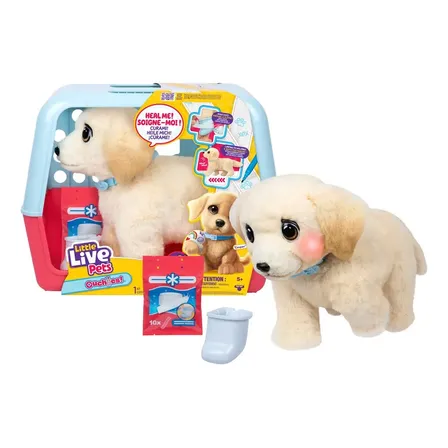 Fun Divirta-se Cachorro Little Live Pets Ouchies Retriever