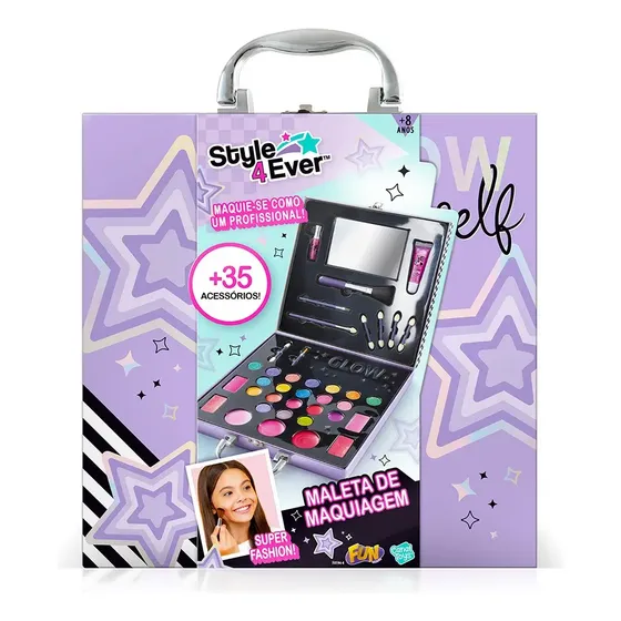 Conjunto De Maquiagem Style 4ever Maleta Fun Divirta-se