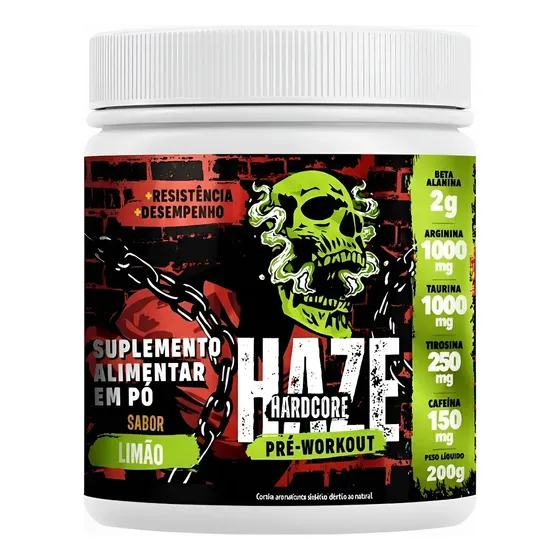 Haze Hardcore Pré-treino 200g - Melhor Pré-treino Do Mercado