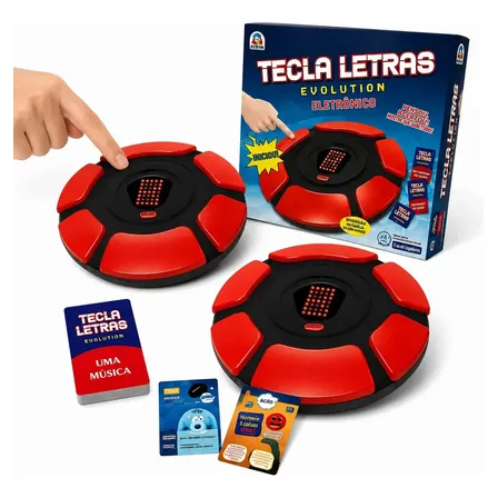 Jogo Stop Eletrônico Palavras Rápidas Com Led Tecla Letras