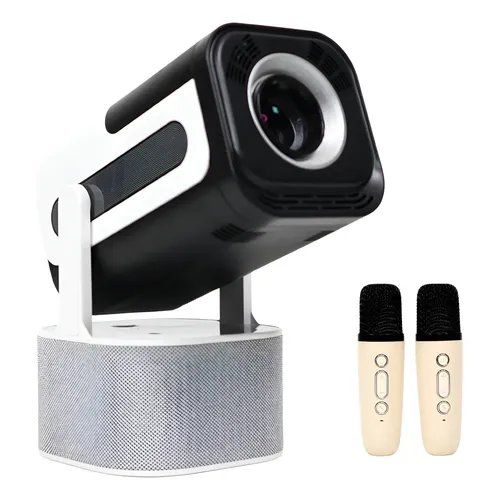 Projetor Vlx Jy320 Mini 4k Wi-fi Preto Bluetooth Android 13