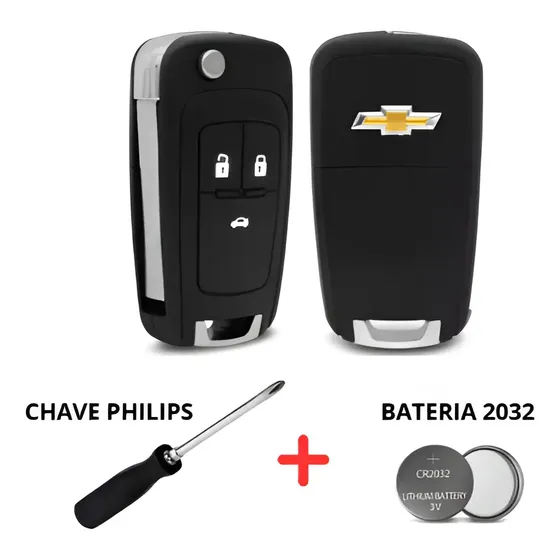 Chave Canivete Onix Prisma Cobalt Cruze 2013a16 Phillips 3b
