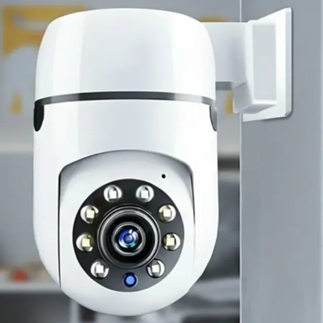 Câmera Inteligente Wi-fi Conexão Direta Na Tomada Branco