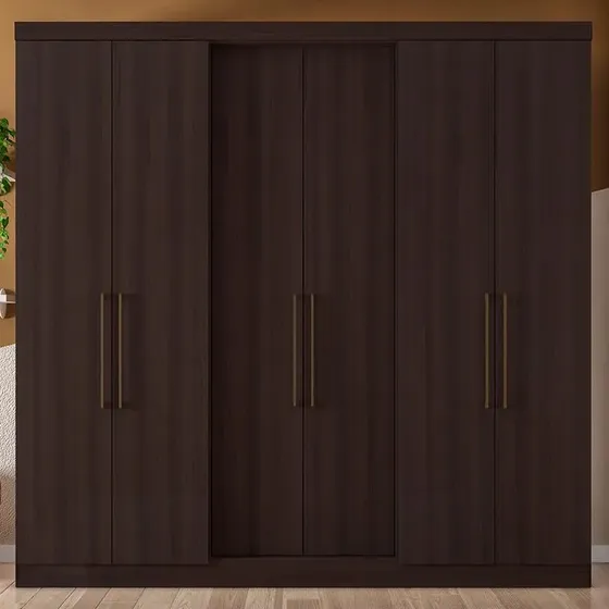 Guarda Roupa Napoli Up Com 6 Portas 4 Gavetas E 4 Prateleira