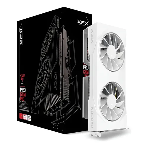 Placa De Video Xfx Rx 9060 Xt Gaming Edition Oc White 8gb