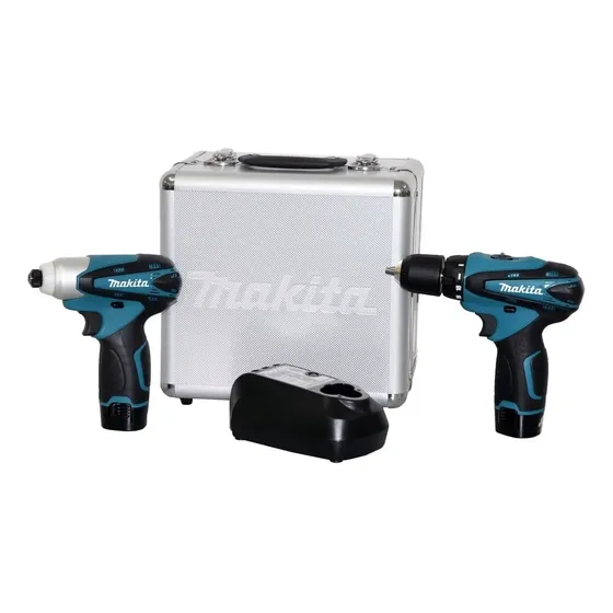 Combo Furadeira Parafusadeira Makita Lct204 Bivolt