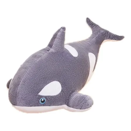 Pelúcia Baleia Orca 28 Cm Boneco Animal Marinho