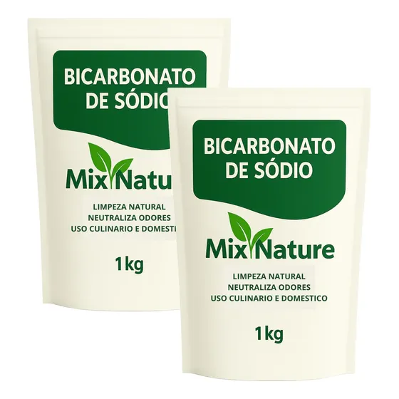 Bicarbonato De Sodio Premium Puro 2kg Multiuso Clareador
