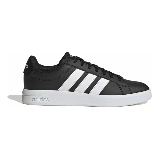 Tênis Masculino Grand Court Base 3.0 adidas Cblack/ftwwht/cblack Liso 40 Br