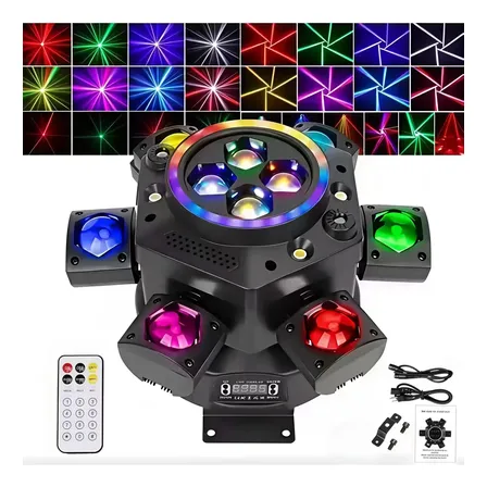 Moving Head Light 10 Leds 150w Rgbw Dmx Iluminação Dj Festa