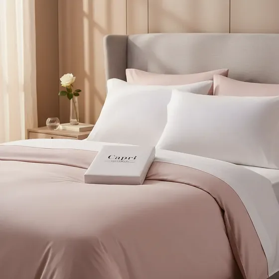 Jogo De Cama 300 Fios Bambu Kacyumara Capri Rosa
