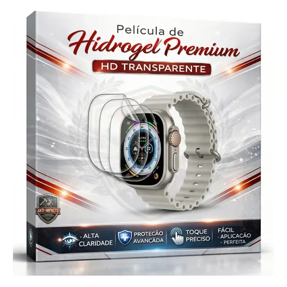 Kit 5 Película Hidrogel Para Apple Smartwatch Todos Modelos