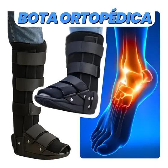 Bota Ortopedica Imobilizadora Cano Curta Longa Pé Tornozelo