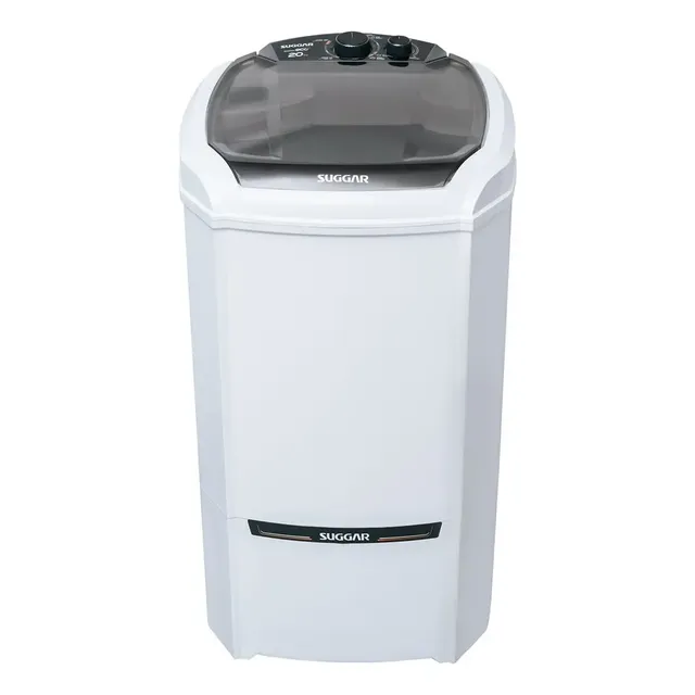Máquina De Lavar Semiautomática 20kg Lavamax Eco Suggar 220v Branco