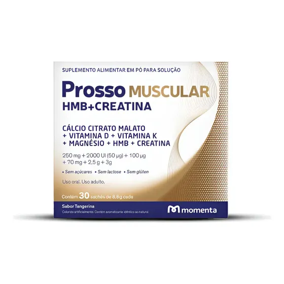 Prosso Muscular Pó 30 Envelopes 8,8g Tangerina