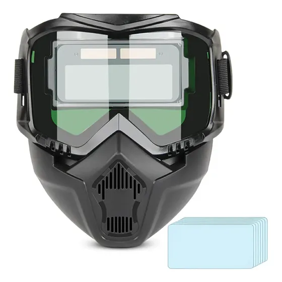 Máscara De Solda Automática Fotosensível Com Visor Inteiro