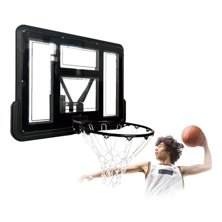 Tabela De Basquete De Parede Em Acrílico Com Aro 45cm Velden