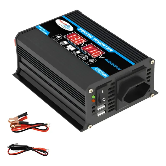 Inversor De Carro Digital 4000w Com Usb 12v-110v / 12v-220v