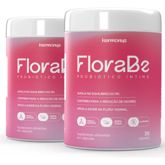 Kit Com 2 Probióticos Íntimo Florabe Para Flora Vaginal E Ph