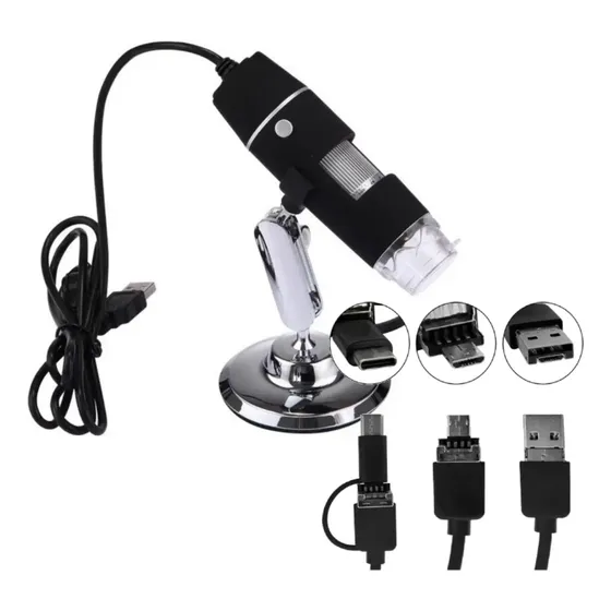 Microscópio Digital Usb Hd Zoom 1000x Profissional Câmera