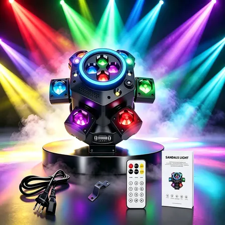 200w Moving Head Light 10 Leds Rgbw Luminação Dj Festa