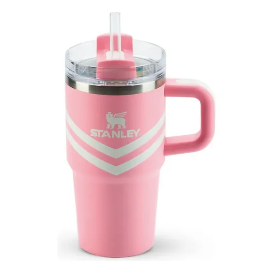 Copo Térmico Quencher Plumeria Chevron Stanley 591ml
