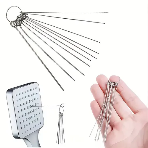 Escova Limpar Chuveiro Desentupir Limpeza - Kit 10 Unidades