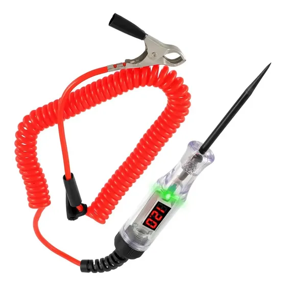 Teste De Circuito Eletrico Automotivo 6-24v Digital Led
