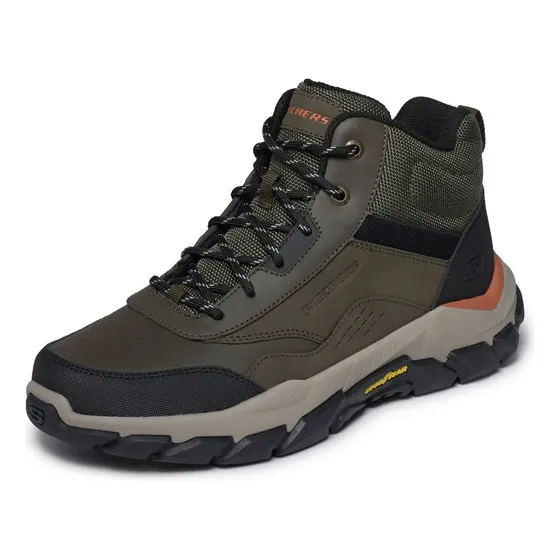 Tênis Skechers Casual Santoro Masculino Verde Musgo