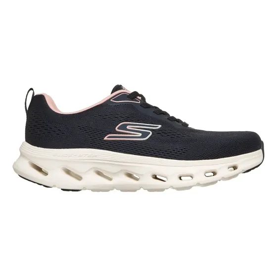 Tênis Skechers De Caminhada Glide 2.0 Fem Azul Escuro/rosa