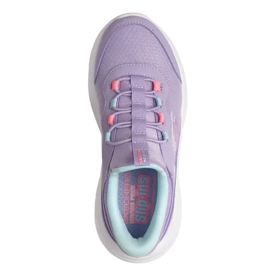 Tênis Skechers Infantil Bounder Pro Slip Ins Menina Lilas