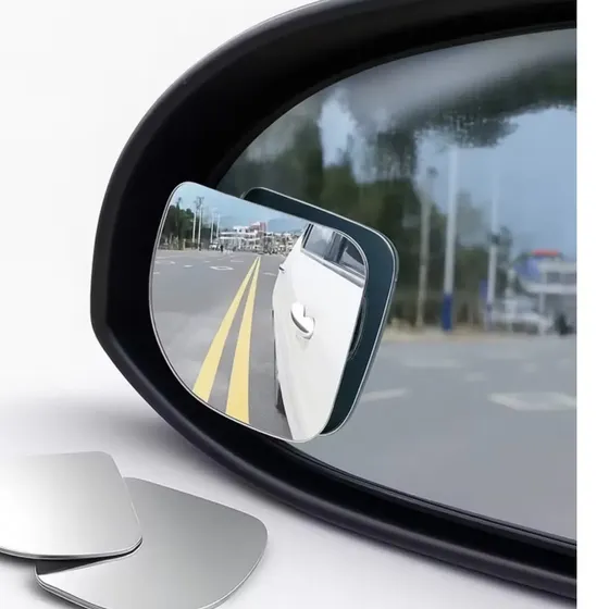 Kit 2 Espelho Retrovisor Auxiliar Para Carro 360° Ajustável