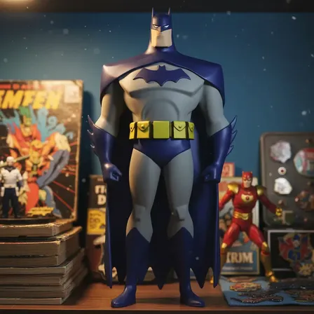 Boneco Batman Retro Colecionador Decoração Enfeite Novidade