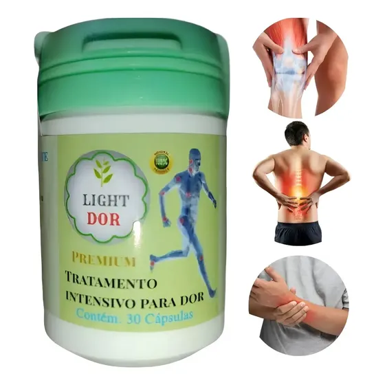 1 Pote Ligth Pain King 30 Caps Mais Forte Envio Imediato