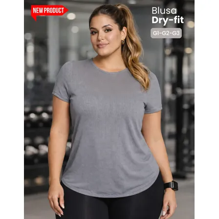 Blusa Plus Size Feminina Dry Fit Academia Fitness Gg Ao G3