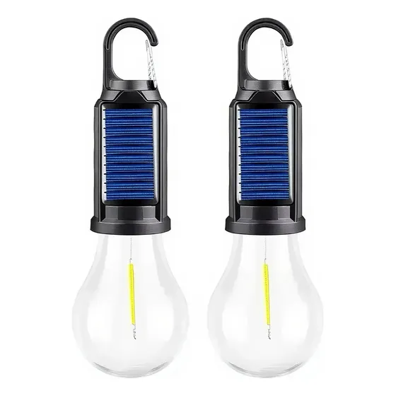 Kit 2 Lampada Led Inteligente Resistente A Água Luz Solar