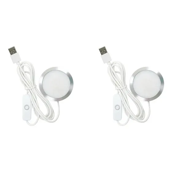 Kit 2x Lâmpadas Led Diy Usb 5v Só Hardware 3d
