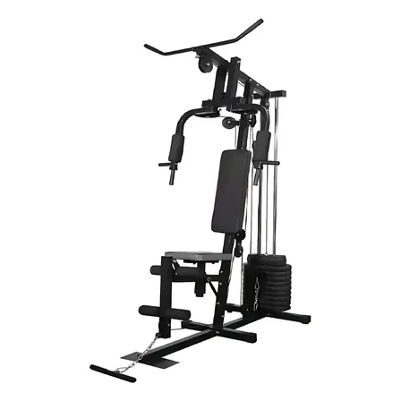 Estação De Musculação 45kg Academia Em Casa Multi Exercícios