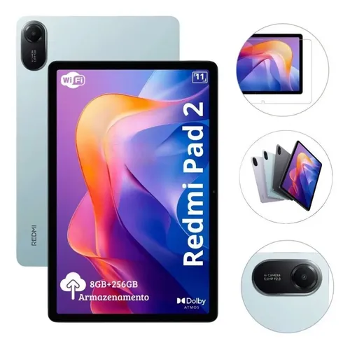 Tablet Redmi Pad 2 256gb 8gb Ram Wi-fi Com Película Tela 11'
