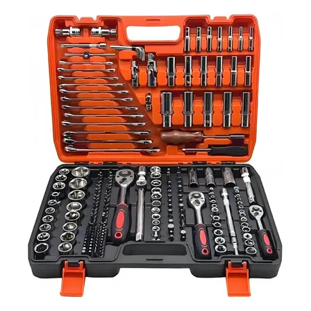 Jogo De Ferramentas 216 Peças Manual Kit Chaves Profissional