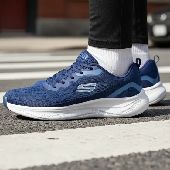 Tênis Skechers De Treino Skech Cloud Masculino Preto