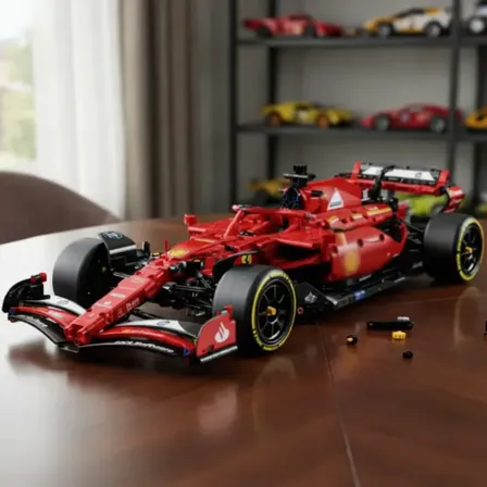 Blocos Montar Carro Corrida Ferrari F1 1361pcs Colecionador 6 Formula 1