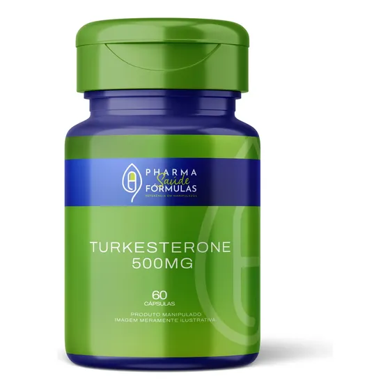 Turkesterone 500mg Massa Muscular 60 Cáps