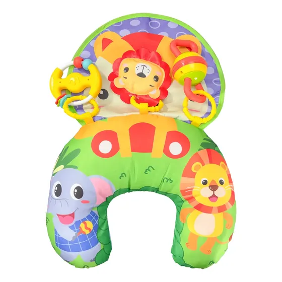 Almofada De Atividade Para Tummy Time Bebê Esquilo Maxi Baby