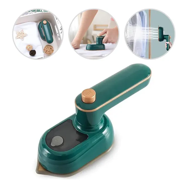 Mini Ferro De Passar Roupa A Vapor Para Viagem Bivolt