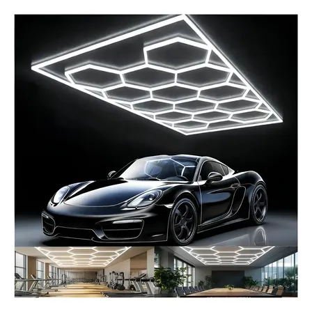 Iluminação Led Hexagonal Colmeia 14 Células Pendente Lampada